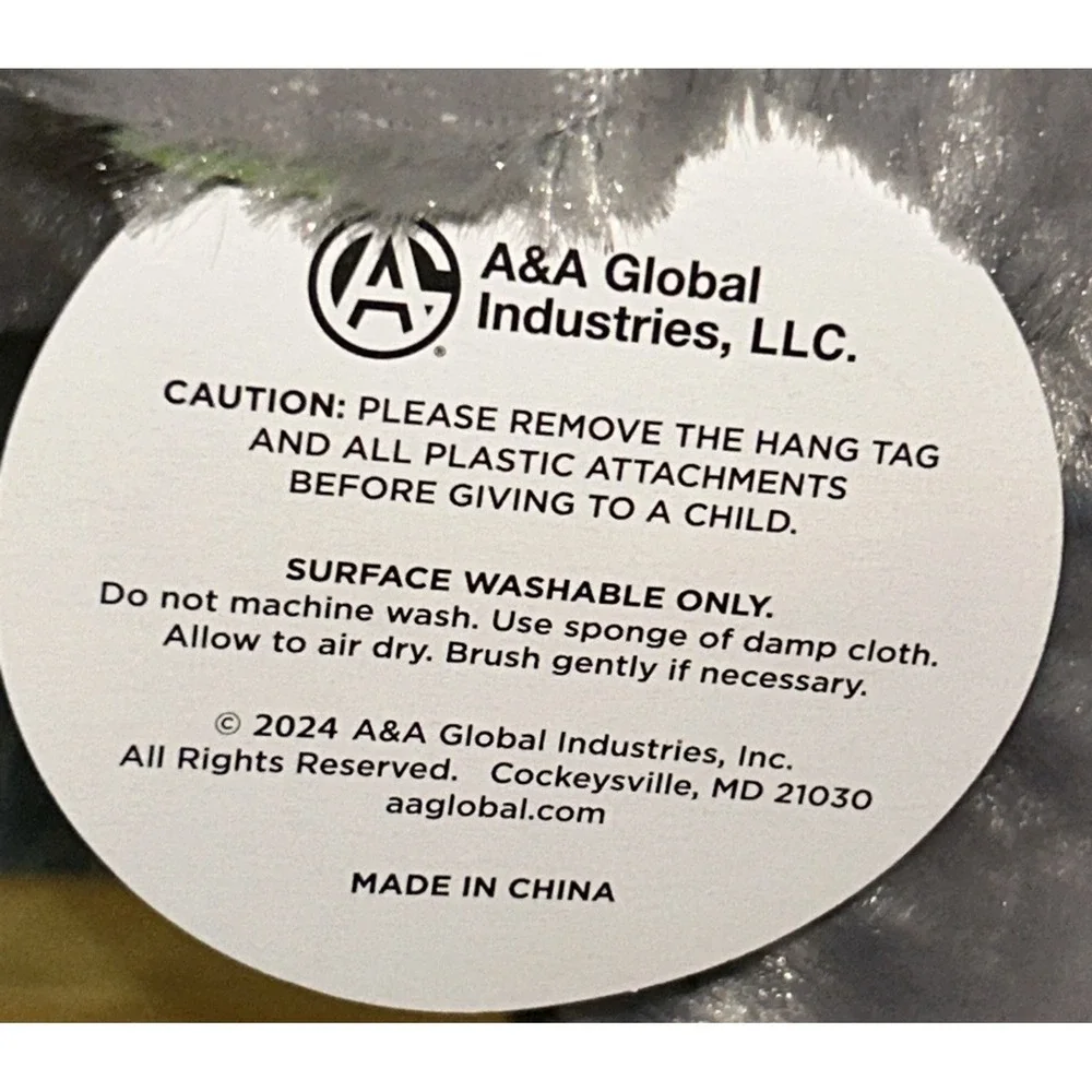 A&A Global Industries Christmas Elephant Plush Toy 3GJUMCHR8
